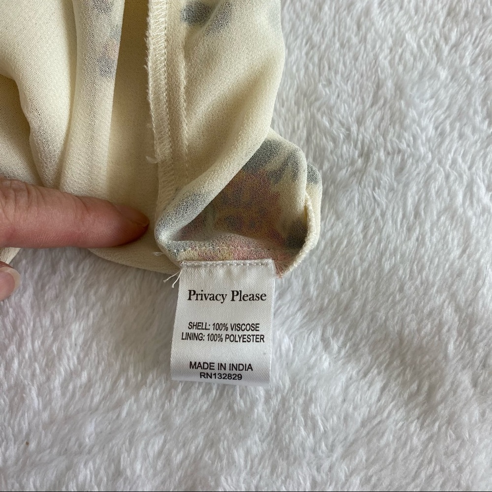 Privacy Please X Revolve Goodwin Creme Romper | XS - Picture 14 of 16